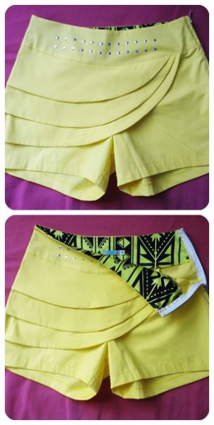 SHORT SAIA YELLOW