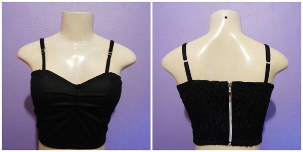 TOP CROPPED BLACK