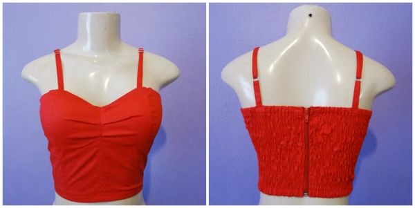 TOP CROPPED RED