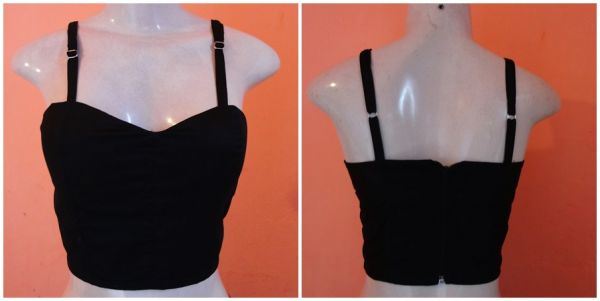 TOP CROPPED BLACK