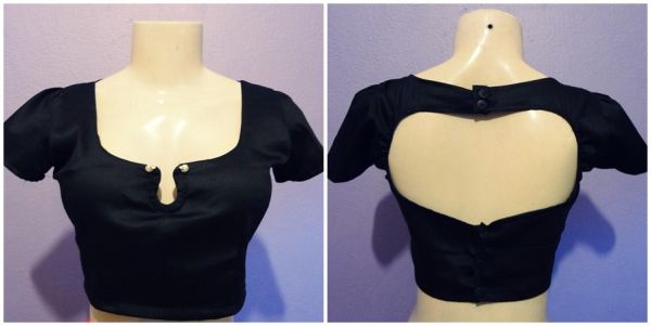 TOP CROPPED BLACK